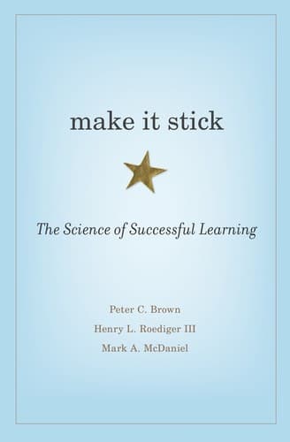 Sampul buku Make It Stick oleh Peter C. Brown