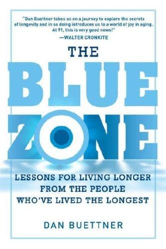 Sampul buku The Blue Zones oleh Dan Buettner