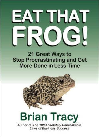 Sampul buku Eat That Frog oleh Brian Tracy