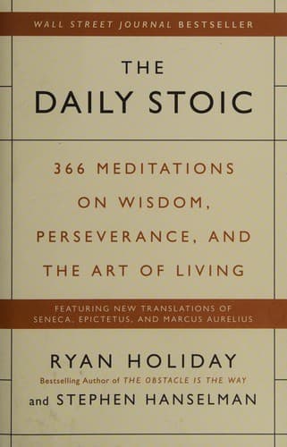 Sampul buku The Daily Stoic oleh Ryan Holiday