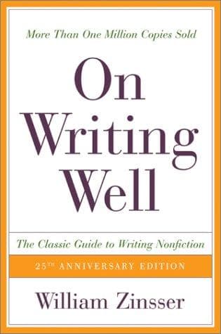 Sampul buku On Writing Well oleh William Zinsser