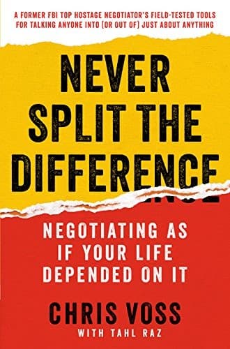 Sampul buku Never Split the Difference oleh Chris Voss