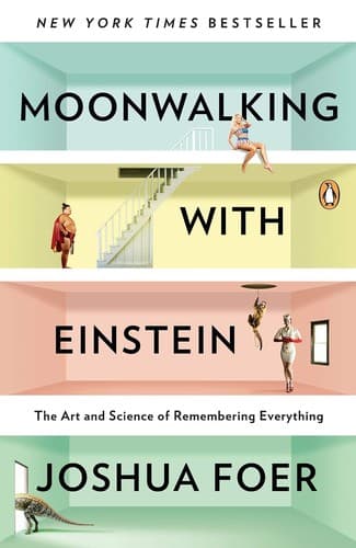 Sampul buku Moonwalking with Einstein oleh Joshua Foer