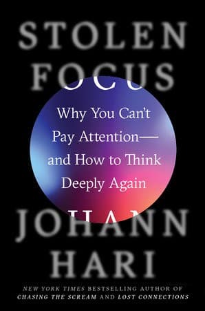 Sampul buku Stolen Focus oleh Johann Hari